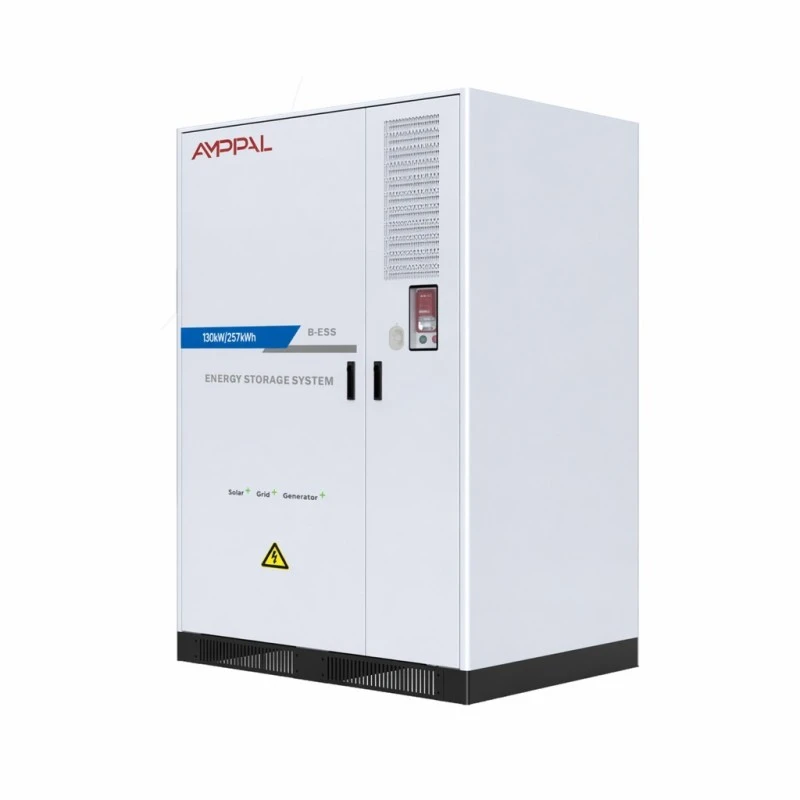 130 kW energilagringssystem for industrielle batterier for fabrikkens energistyring