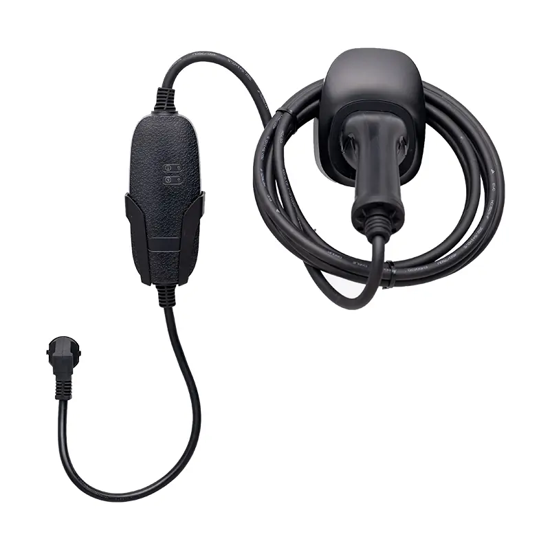 3,5 kW bærbar AC EV-lader med akrylhus for hjem og reise