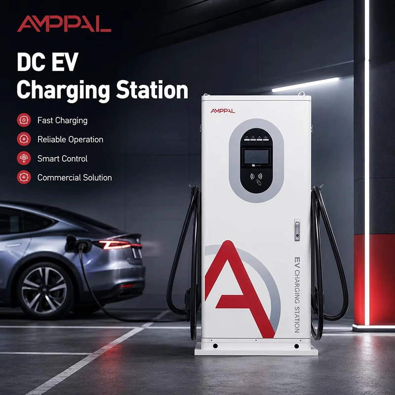 20kW Compact Integrated DC EV Charging Station for Retail Parking